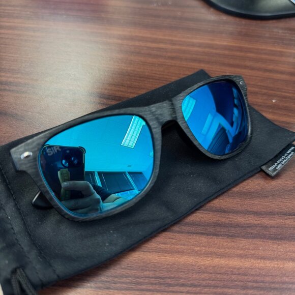 Shady Rays- Classic Timber Black Ocean Polarized Sunglasses - Picture 2 of 13